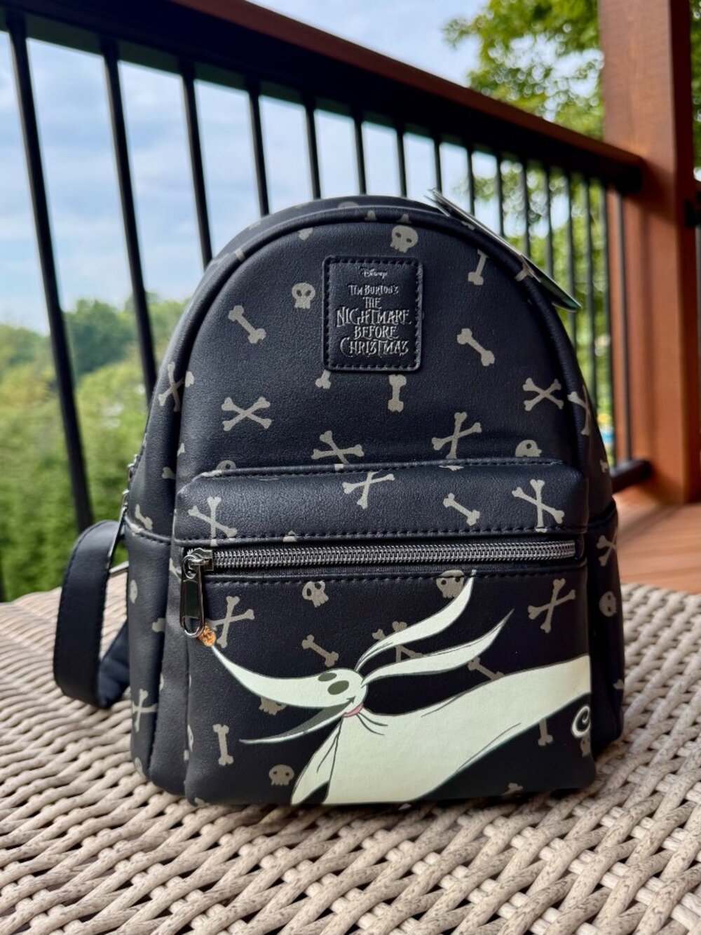 NWT Nightmare Before Christmas Zero Disney Loungefly Backpack New Black Wallet